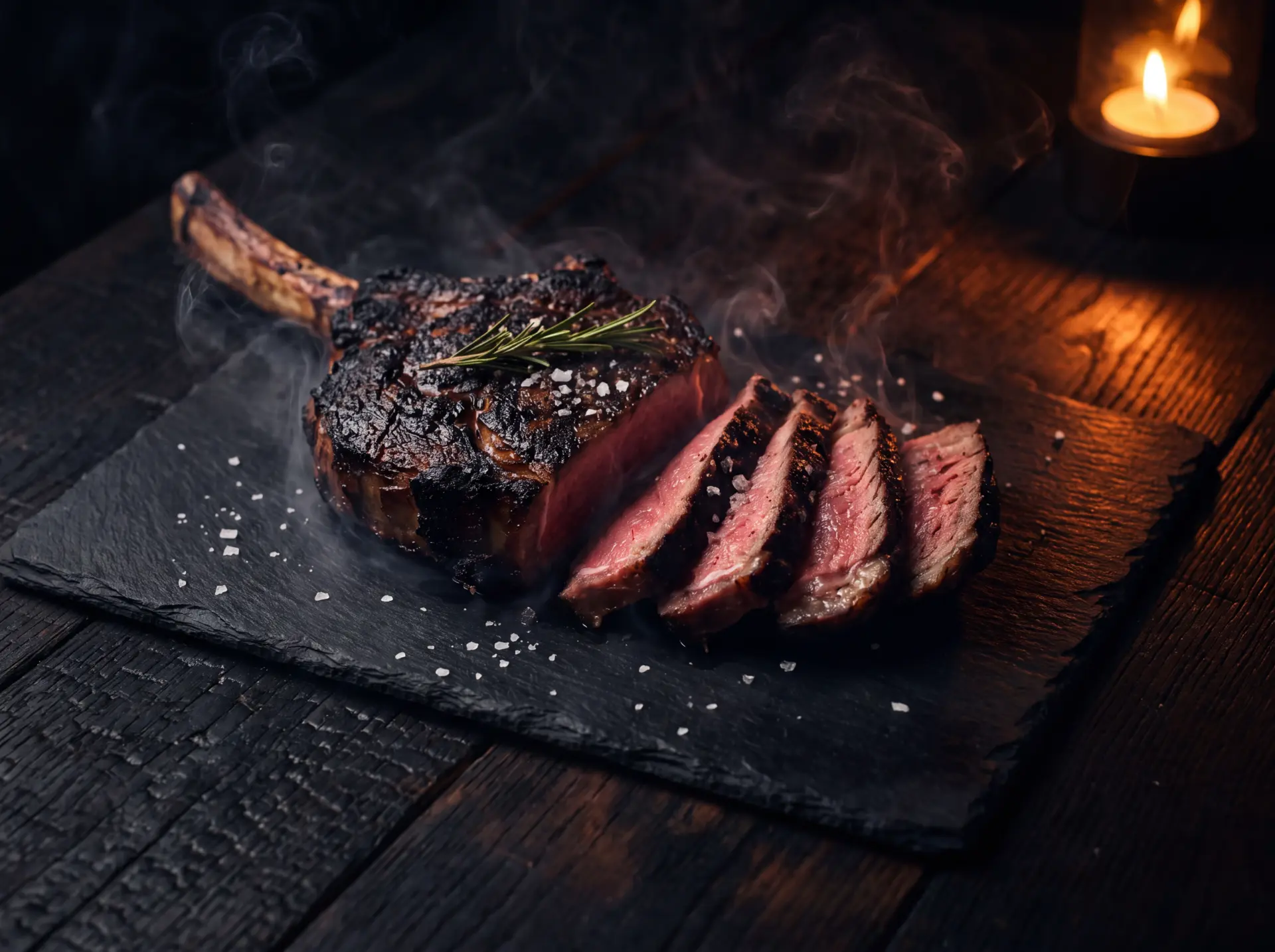 Grilled tomahawk